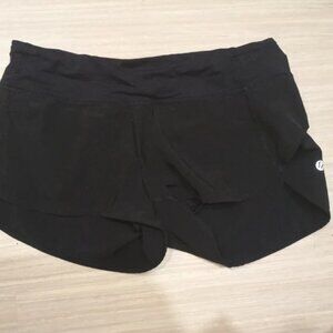 Lululemon Speed Short Black Size 6